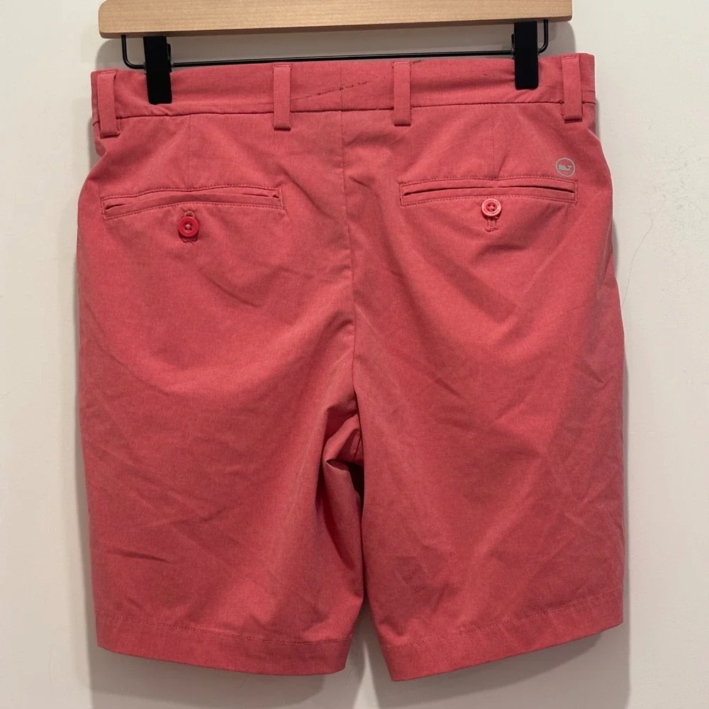Vineyard Vines Performance‎ Breaker Shorts Mens 29 Coral Pink Stretch Golf 8